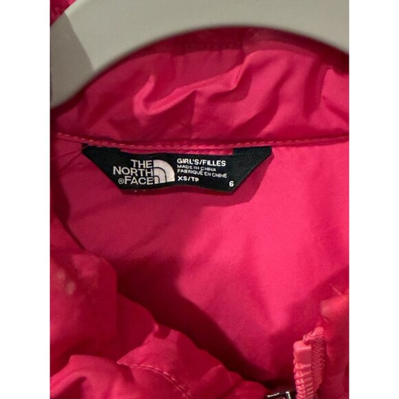 The North Face Girls Pink Puffer Jacket XS 6 Lightweight Down Insulated Outerwea - Picture 5 of 8